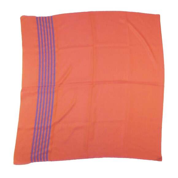 HERMES Blue Silk Scarf - Picture 3 of 7